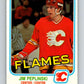 1981-82 O-Pee-Chee #49 Jim Peplinski  RC Rookie Calgary Flames  V29745