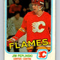 1981-82 O-Pee-Chee #49 Jim Peplinski  RC Rookie Calgary Flames  V29748
