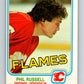 1981-82 O-Pee-Chee #51 Phil Russell  Calgary Flames  V29756