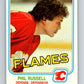 1981-82 O-Pee-Chee #51 Phil Russell  Calgary Flames  V29760