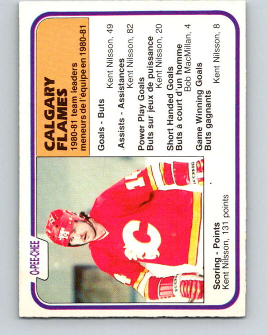 1981-82 O-Pee-Chee #53 Kent Nilsson TL  Calgary Flames  V29776
