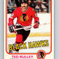 1981-82 O-Pee-Chee #56 Ted Bulley  Chicago Blackhawks  V29794
