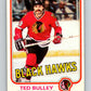 1981-82 O-Pee-Chee #56 Ted Bulley  Chicago Blackhawks  V29798