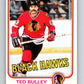 1981-82 O-Pee-Chee #56 Ted Bulley  Chicago Blackhawks  V29804