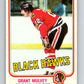 1981-82 O-Pee-Chee #60 Grant Mulvey  Chicago Blackhawks  V29831