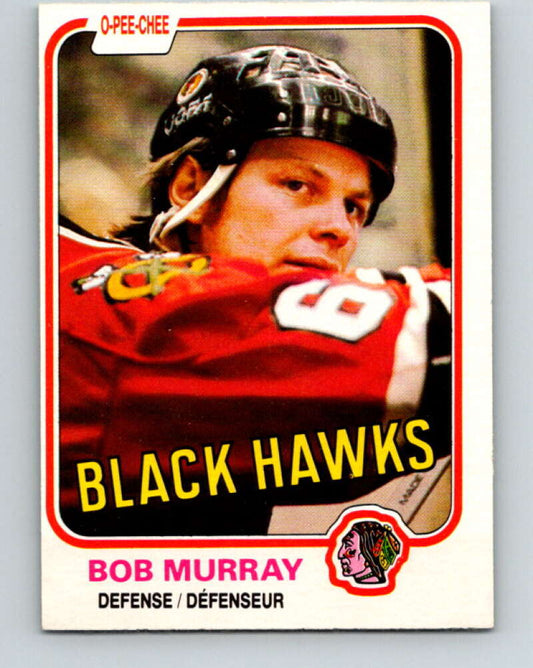 1981-82 O-Pee-Chee #61 Bob Murray  Chicago Blackhawks  V29839