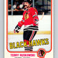1981-82 O-Pee-Chee #62 Terry Ruskowski  Chicago Blackhawks  V29850