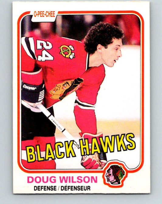 1981-82 O-Pee-Chee #66 Doug Wilson  Chicago Blackhawks  V29867