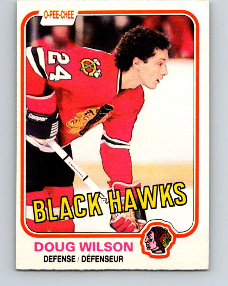 1981-82 O-Pee-Chee #66 Doug Wilson  Chicago Blackhawks  V29868