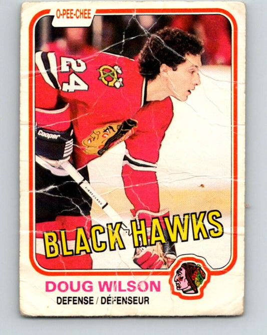 1981-82 O-Pee-Chee #66 Doug Wilson  Chicago Blackhawks  V29869