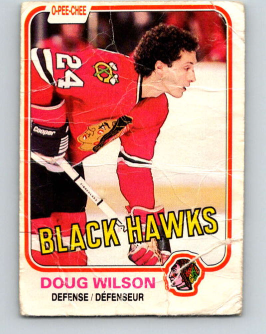 1981-82 O-Pee-Chee #66 Doug Wilson  Chicago Blackhawks  V29870
