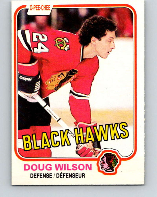 1981-82 O-Pee-Chee #66 Doug Wilson  Chicago Blackhawks  V29873