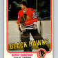 1981-82 O-Pee-Chee #68 Murray Bannerman RC Rookie Blackhawks  V29888