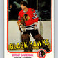 1981-82 O-Pee-Chee #68 Murray Bannerman RC Rookie Blackhawks  V29895