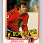 1981-82 O-Pee-Chee #69 Greg Fox  Chicago Blackhawks  V29899