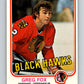 1981-82 O-Pee-Chee #69 Greg Fox  Chicago Blackhawks  V29901