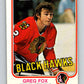 1981-82 O-Pee-Chee #69 Greg Fox  Chicago Blackhawks  V29902