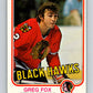 1981-82 O-Pee-Chee #69 Greg Fox  Chicago Blackhawks  V29904