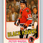 1981-82 O-Pee-Chee #71 Peter Marsh  Chicago Blackhawks  V29913