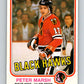 1981-82 O-Pee-Chee #71 Peter Marsh  Chicago Blackhawks  V29918