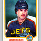 1981-82 O-Pee-Chee #74 Lucien DeBlois  Winnipeg Jets  V29934
