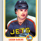 1981-82 O-Pee-Chee #74 Lucien DeBlois  Winnipeg Jets  V29935