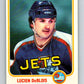 1981-82 O-Pee-Chee #74 Lucien DeBlois  Winnipeg Jets  V29941