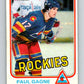 1981-82 O-Pee-Chee #75 Paul Gagne  RC Rookie Colorado Rockies  V29951