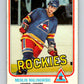 1981-82 O-Pee-Chee #76 Merlin Malinowski RC Rookie Rockies  V29958