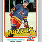 1981-82 O-Pee-Chee #76 Merlin Malinowski RC Rookie Rockies  V29959
