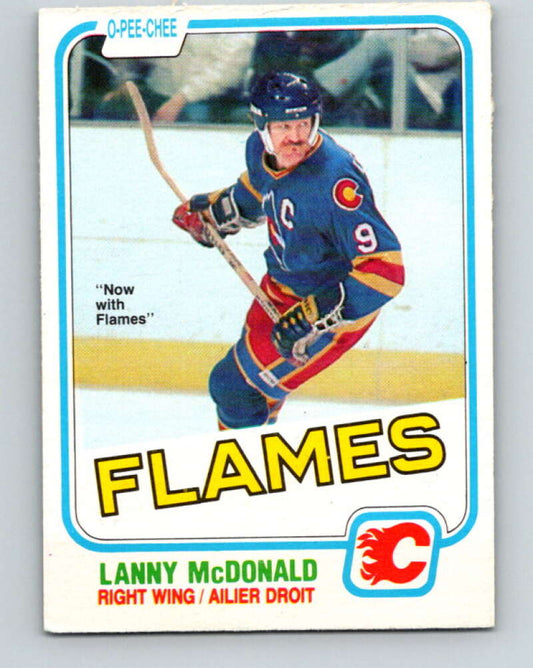 1981-82 O-Pee-Chee #77 Lanny McDonald  Calgary Flames  V29963