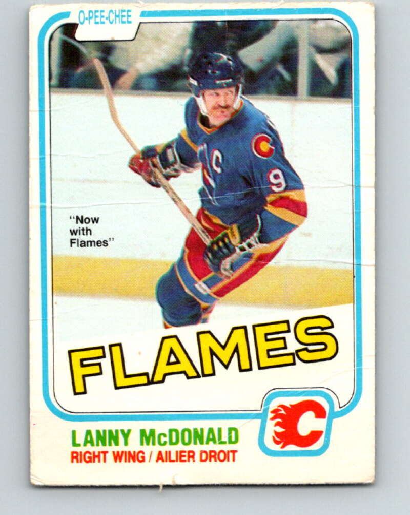 1981-82 O-Pee-Chee #77 Lanny McDonald  Calgary Flames  V29964
