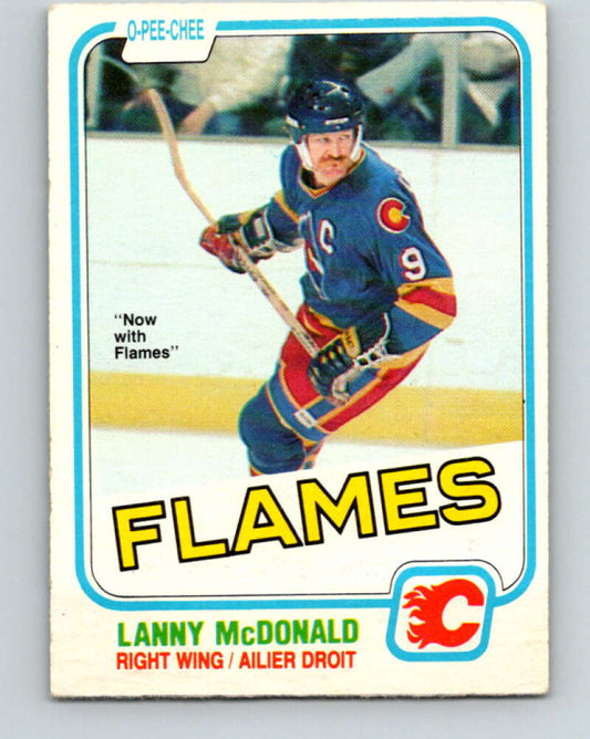 1981-82 O-Pee-Chee #77 Lanny McDonald  Calgary Flames  V29966