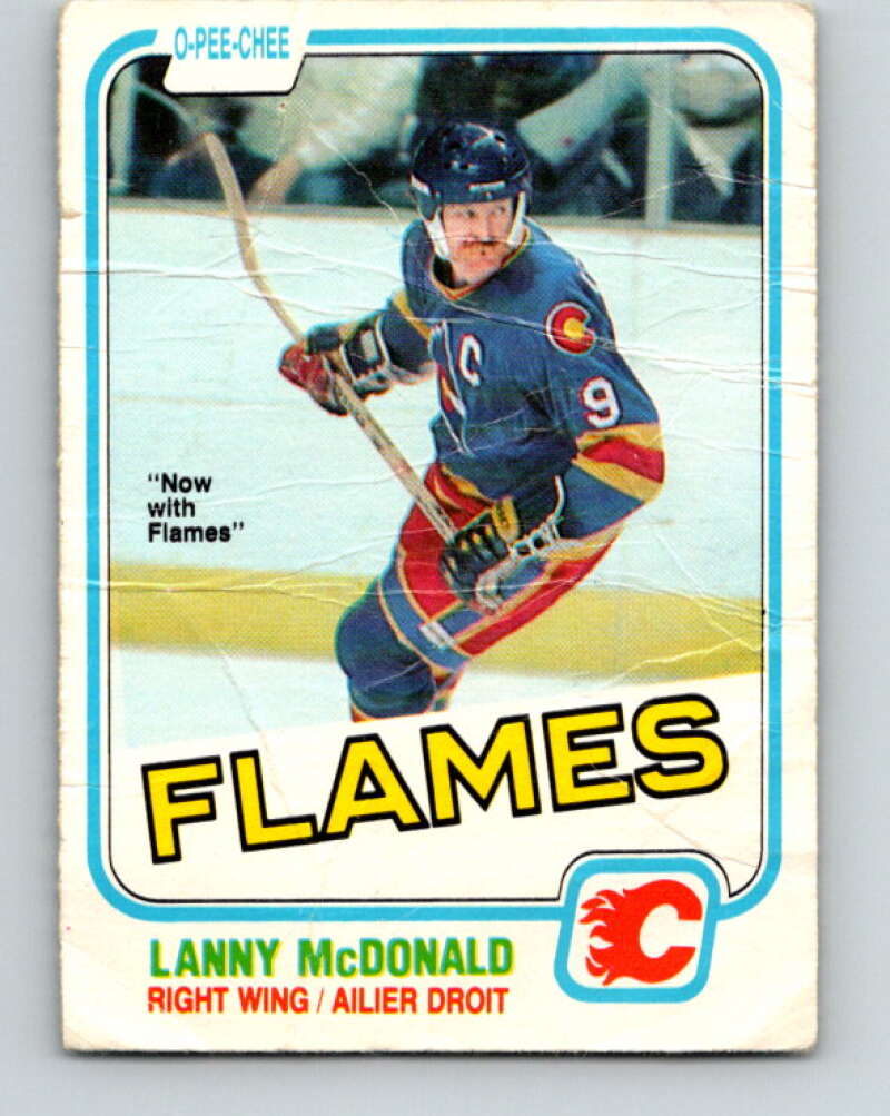 1981-82 O-Pee-Chee #77 Lanny McDonald  Calgary Flames  V29967