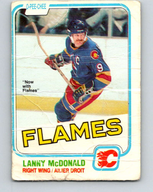 1981-82 O-Pee-Chee #77 Lanny McDonald  Calgary Flames  V29968