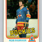 1981-82 O-Pee-Chee #79 Rob Ramage  Colorado Rockies  V29983