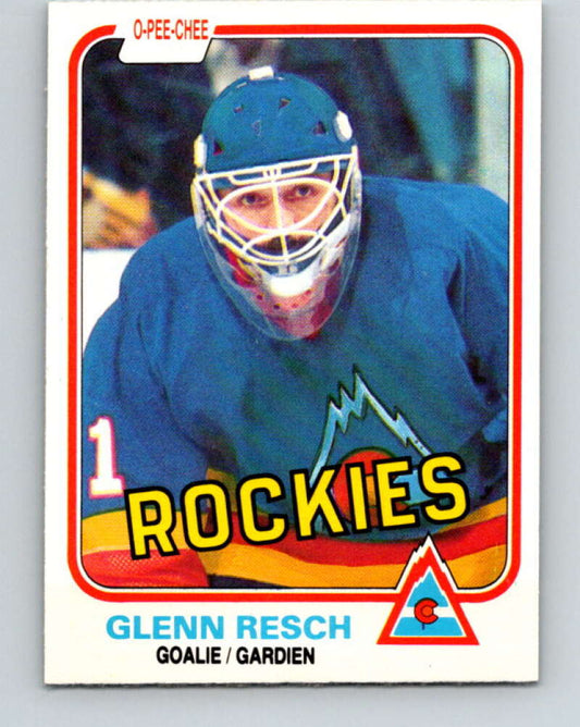 1981-82 O-Pee-Chee #80 Glenn Resch  Colorado Rockies  V29988