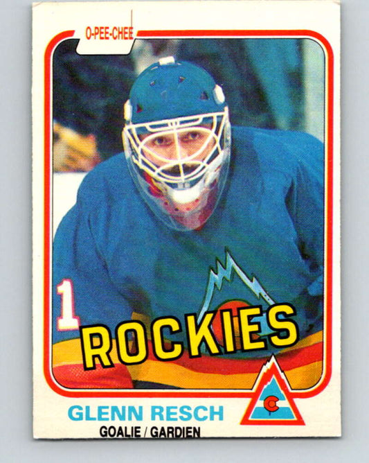 1981-82 O-Pee-Chee #80 Glenn Resch  Colorado Rockies  V29992