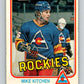 1981-82 O-Pee-Chee #83 Mike Kitchen  Colorado Rockies  V30010