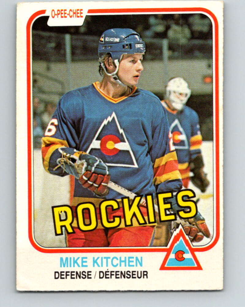 1981-82 O-Pee-Chee #83 Mike Kitchen  Colorado Rockies  V30014