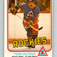 1981-82 O-Pee-Chee #84 Yvon Vautour RC Rookie Rockies  V30021