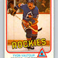 1981-82 O-Pee-Chee #84 Yvon Vautour RC Rookie Rockies  V30023