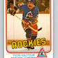 1981-82 O-Pee-Chee #84 Yvon Vautour RC Rookie Rockies  V30024