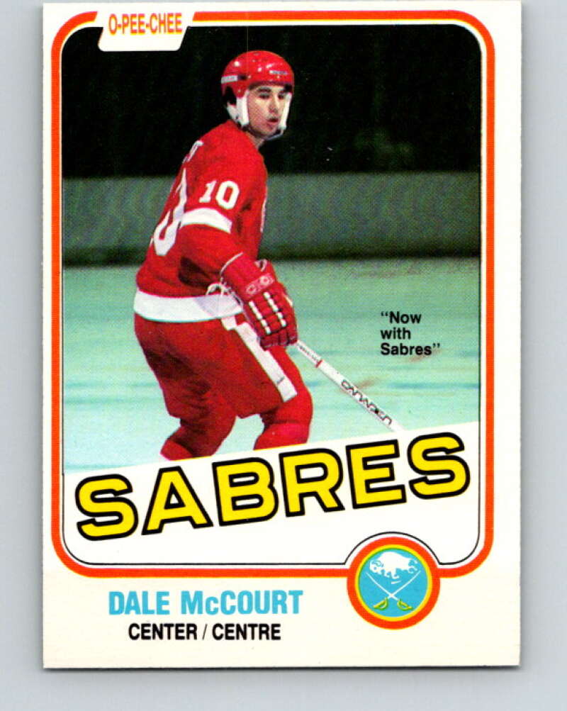 1981-82 O-Pee-Chee #86 Dale McCourt  Buffalo Sabres  V30034