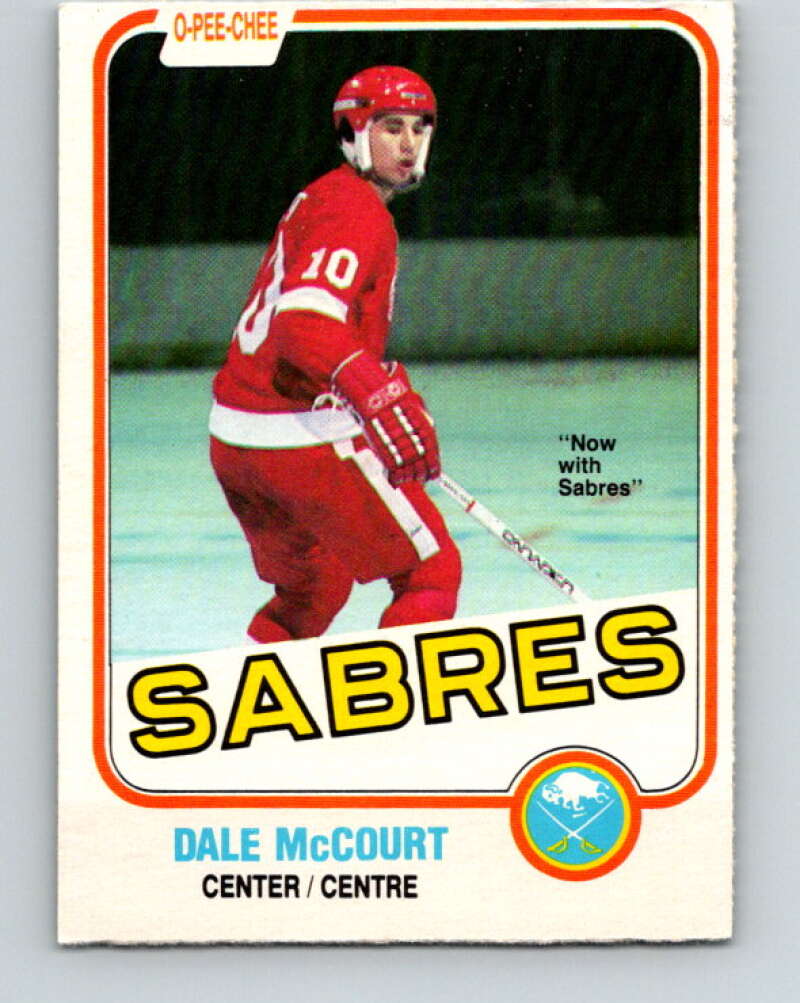 1981-82 O-Pee-Chee #86 Dale McCourt  Buffalo Sabres  V30035