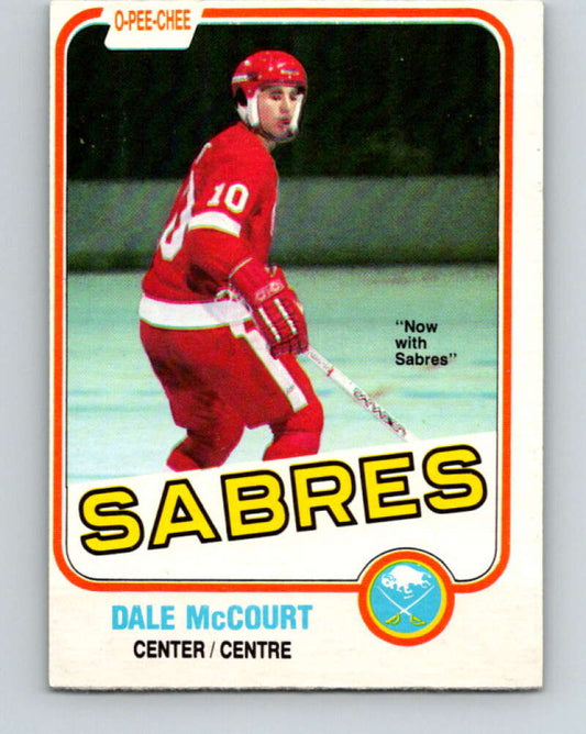 1981-82 O-Pee-Chee #86 Dale McCourt  Buffalo Sabres  V30040