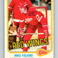 1981-82 O-Pee-Chee #87 Mike Foligno  Detroit Red Wings  V30043