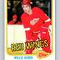 1981-82 O-Pee-Chee #89 Willie Huber  Detroit Red Wings  V30065