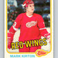 1981-82 O-Pee-Chee #90 Mark Kirton  RC Rookie Detroit Red Wings  V30071
