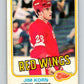 1981-82 O-Pee-Chee #91 Jim Korn  RC Rookie Detroit Red Wings  V30084